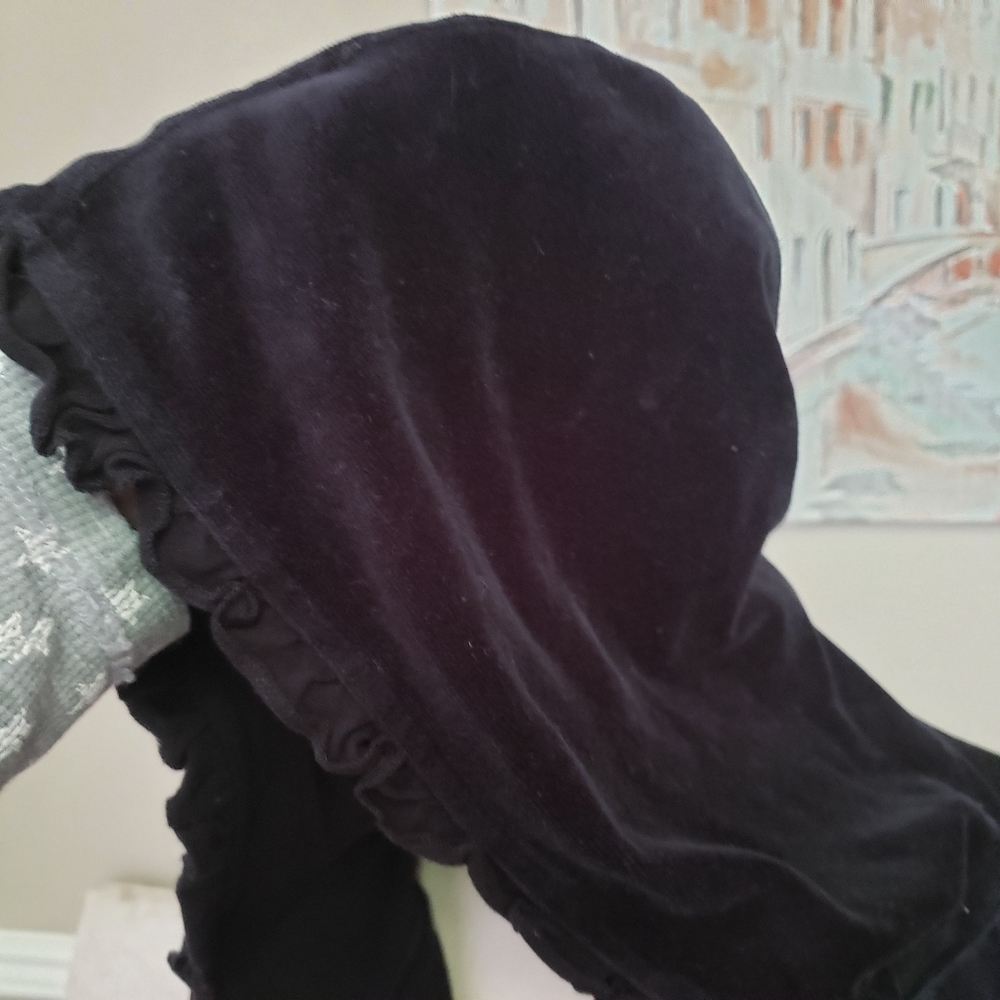 Jersey Velvet Robe/Jacket or Coat. - Picture 3 of 4